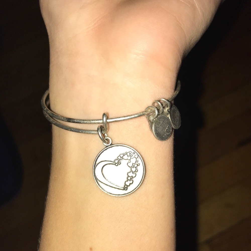 Alex and Ani heart bracelet